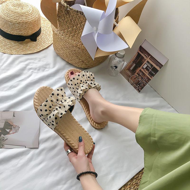 Sandals and Slippers Women Wear Fashion 2020 Summer Ins Wild Flat Bottom Summer Beach L Sandals