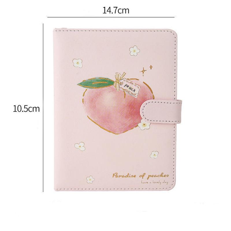 Notebook A5 Magnetic Buckle This Small Fresh PU Leather Diary Student Girl Heart Note Book