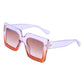 Fashion Square Sunglasses Women Brand Designer Oversized Sun Glasses Ladies UV400 For Female Big Fra
