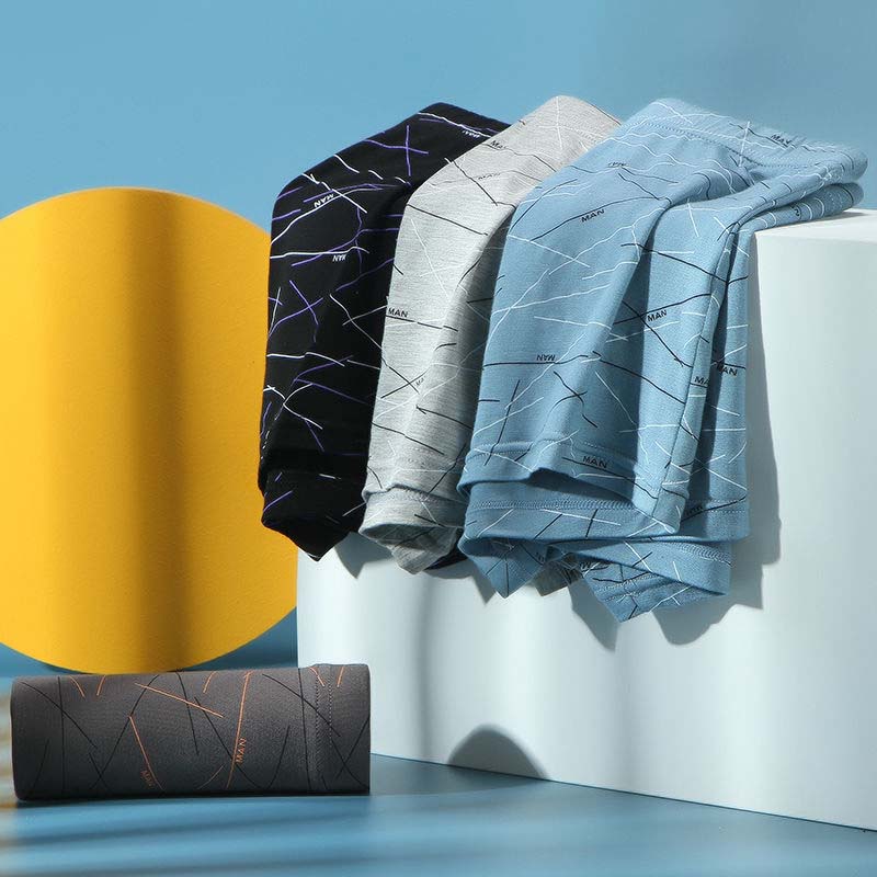 Men's Underwear Breathable Mid-waist Men's Boxer Shorts