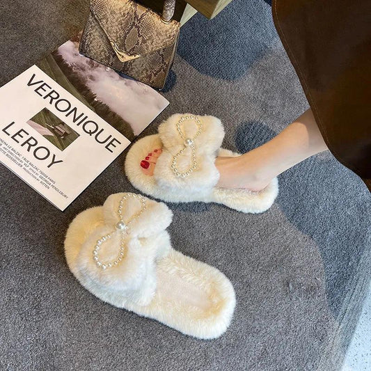 Fall/winter Trend Women's Cotton Slippers Warm and Durable Flat Shoes Fashion Casual