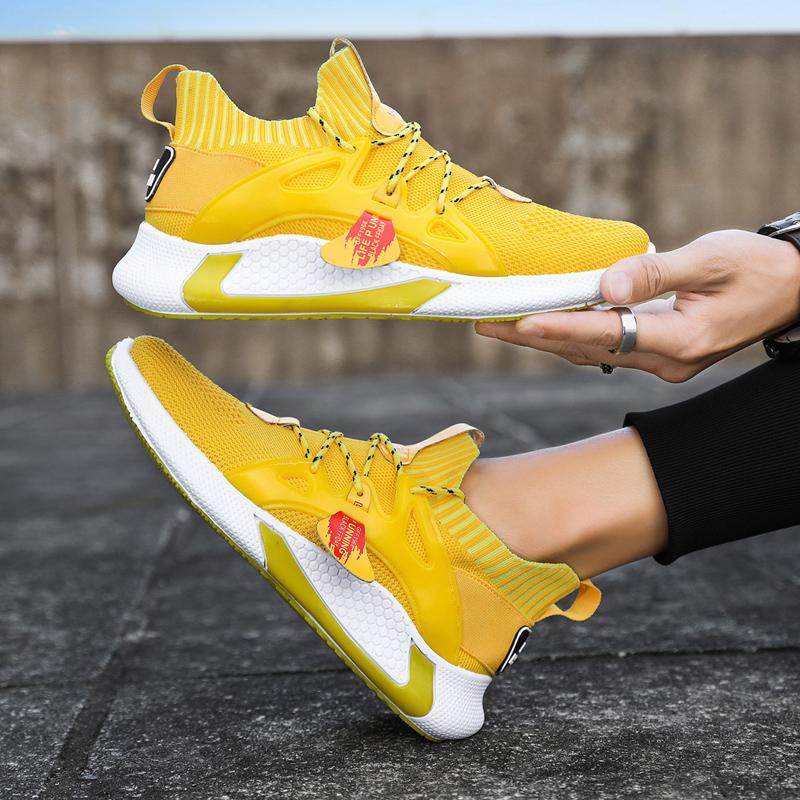 Sports Shoes Men's Running Shoes Korean Style Breathable Casual Men's Shoes Fashion Student Tennis Shoes Men