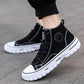 Vintage High-top Denim Shoes Fashion Boys Canvas Shoes Korean Fashion Casual Shoes