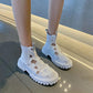 Women's Summer Thin Breathable Martin Boots Platform Cutout Boots Chelsea Boots