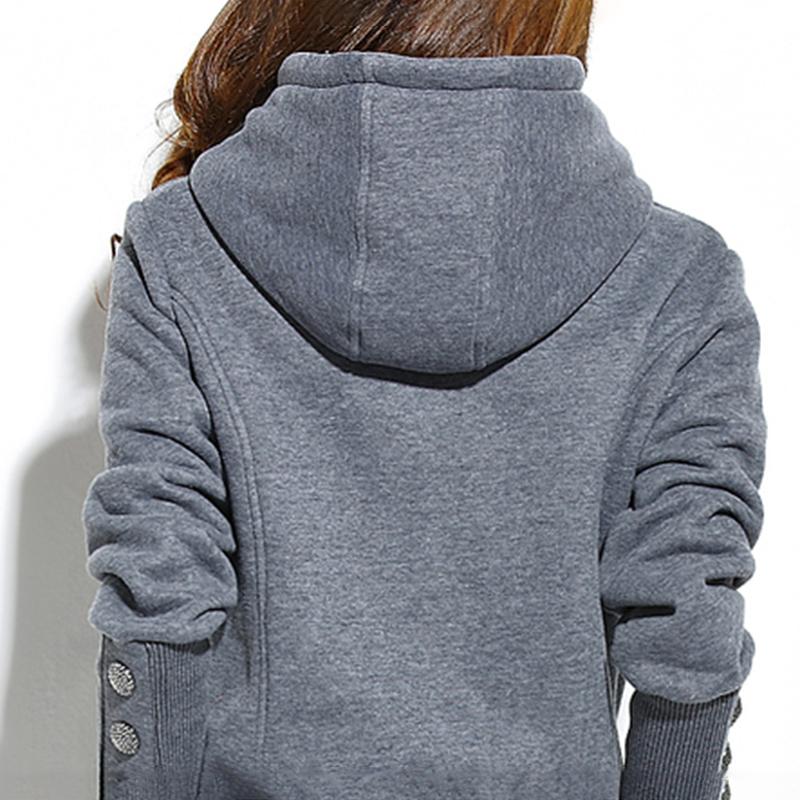 Plush Thick Hoodie Jacket Trousers Two-piece Women's Loose Casual Sports Suit Women's Hooded Comfortable Warm Suit