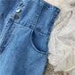 High Waist Denim Shorts Female Summer Retro Student Korean Version Was Thin and Wild Loose Wide-leg Shorts