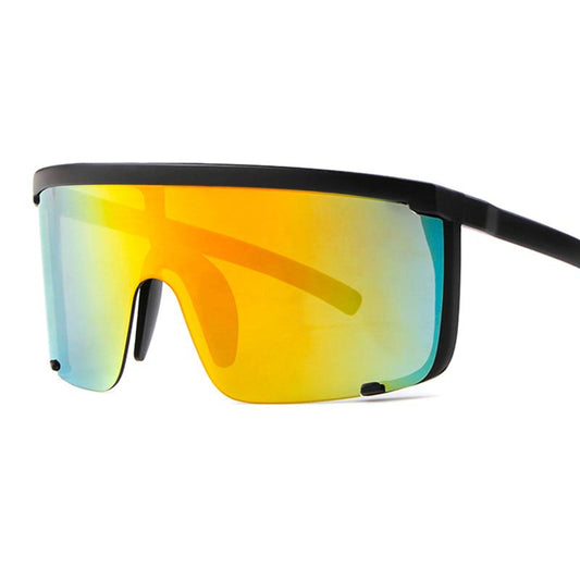 Big Frame Semi Rimless Oversized Sunglasses Women Outdoor Fashion Luxury Protection Shield Sun Glass