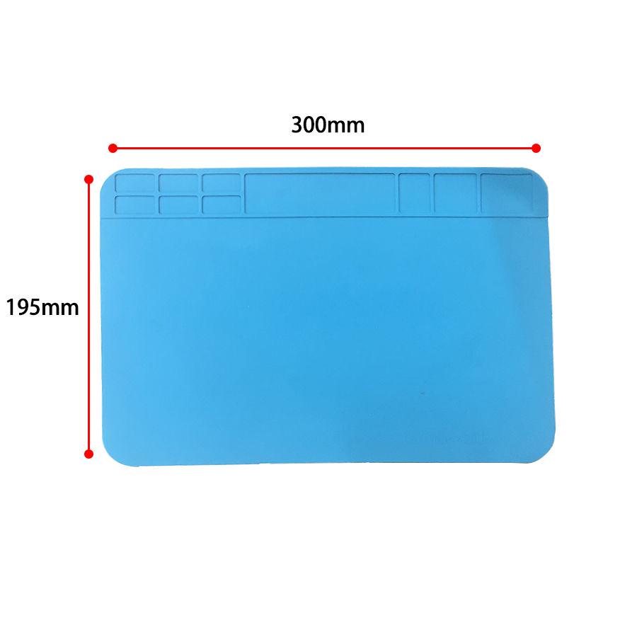 Big Heat-Resistant Silicone Pad Desk Magnetic Mat Platform PCB Phone Soldering Repair Station Work Insulation 500 C