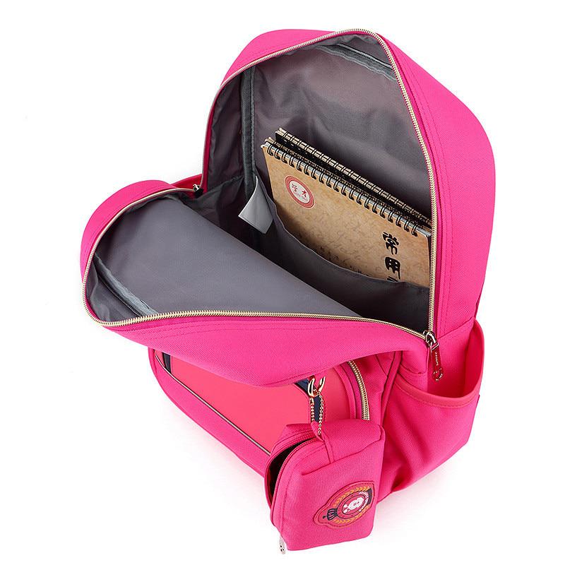 Children School Bags 2019 New Princess Bowknot Orthopedic Backpack Girls Satchel Bag Waterproof Scho