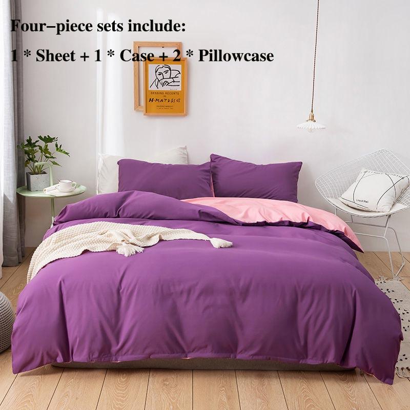 Bed Four Sets of Pillow Cover Sheets Are Set In A Sleeve Home Bedding 1.8 Meters 2 Meters Double Bed Fresh Princess Wind