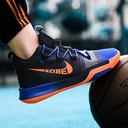 Sneakers blue sneakers breathable non-slip high-top Men's shoes students mandarin duck War boots