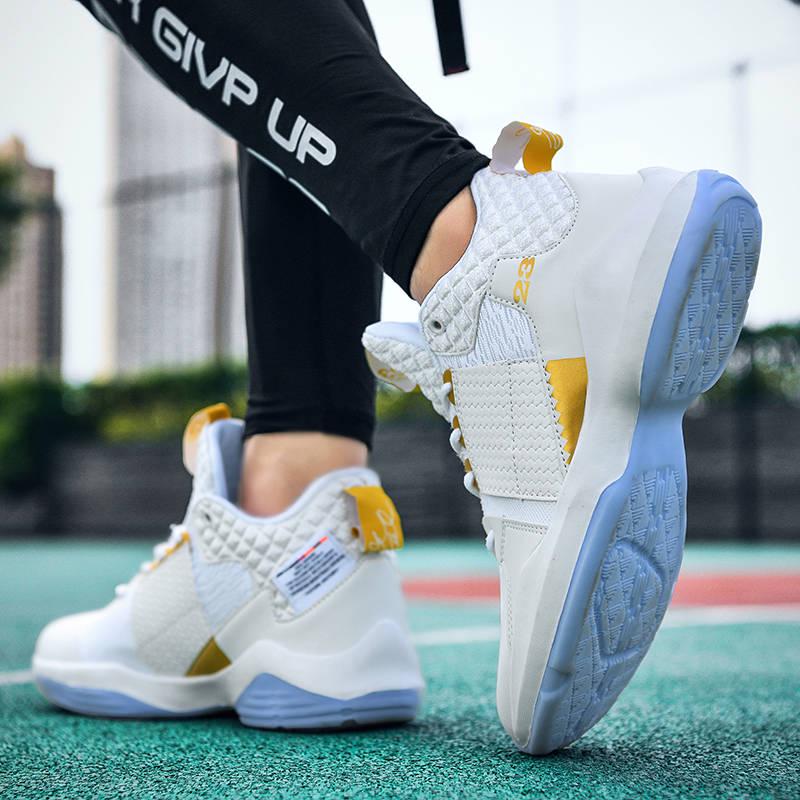 Men's high-top sports shockproof Sports Combat shoes men's shoes breathable basketball sneakers