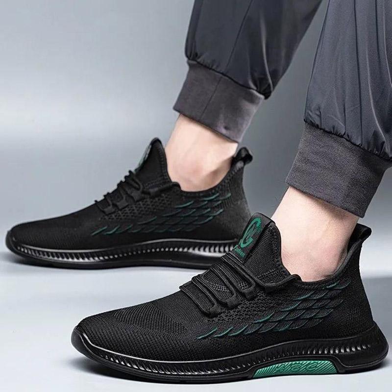 Men's Spring and Autumn Non-slip Breathable Thin Mesh Men's Shoes All-match Running Shoes Sneakers