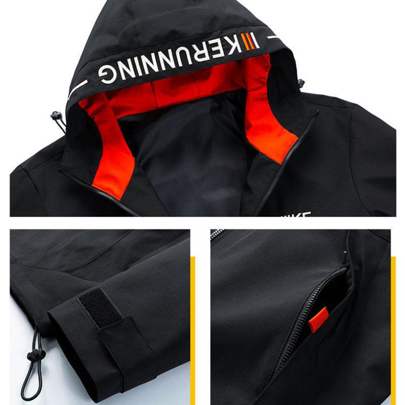 Spring Regular Workwear Men Boutique Jacket Casual Loose Hooded Coat Trendy Top Comfortable Windbreaker