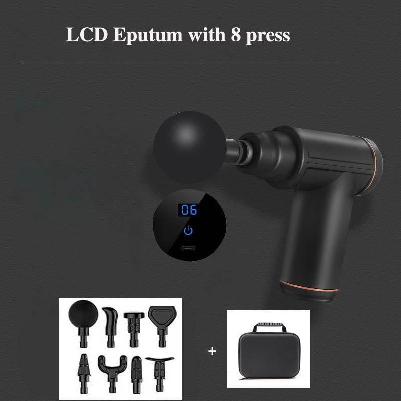 Mini Fascia Gun Small Mini Massage Stove Legs Two-purpose Massage Hammer Relax Muscular Multi-function Home