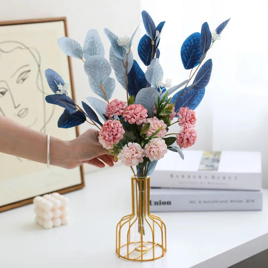 Fake Flower Simulation Bouquet Decoration Decorative Floral Decoration High-end Living Room Eucalyptus Table Flower Display