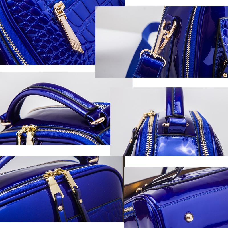 Women Leather Handbags Bag Women Crocodile Tote Female Crossbody Shoulder Bags Brand Women's