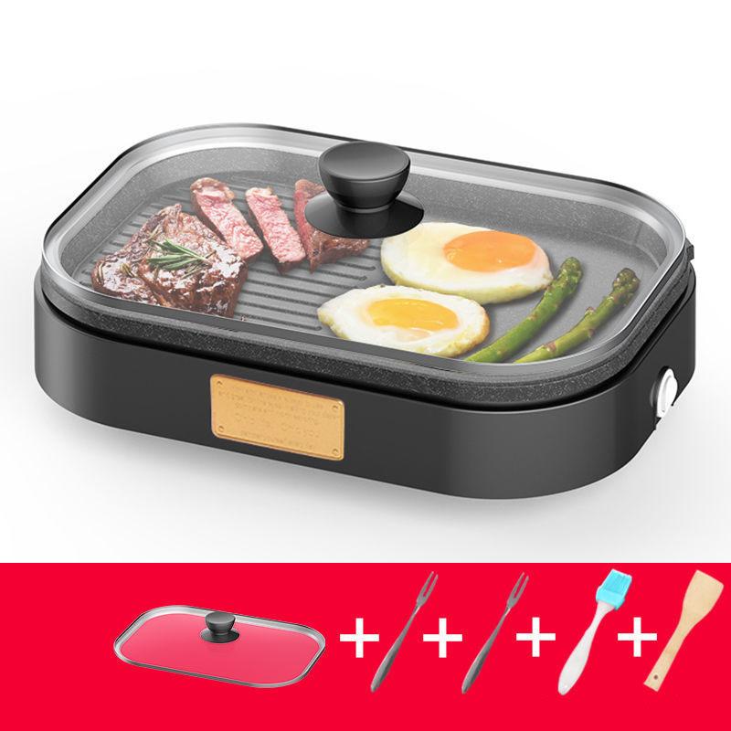 900W Electric Baking Pan Frying and Baking Machine Flat Bottom Frying Pan Kitchen Supplies for Family