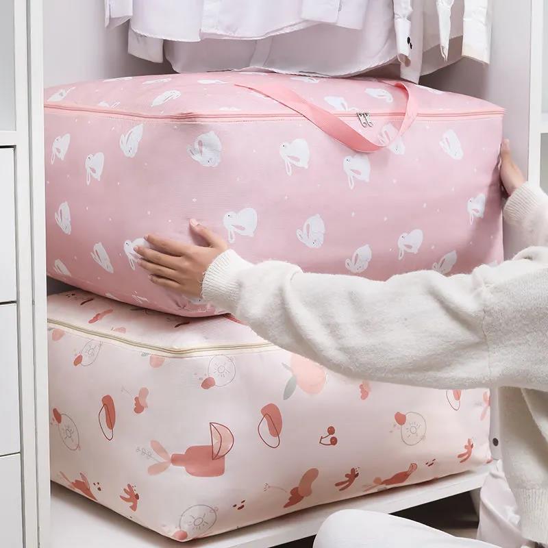 Storage Bag Moisture-proof Household Luggage Bag Moving Packing Extra-large Clothing Sorting Bag