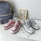 Ins Tide All-match Hong Kong Style Student Casual Sports Shoes Female White Shoes Korean Color-blocking Street Clapper Shoes
