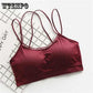 Push Up Sports Bra High Impact Running Padded Women Sexy Seamless Brassiere Workout Gym Top Tank