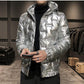 Down Jacket Male Students Korean Fashion and Handsome White Duck Down Jacket Winter Bright Face Thick Short Jacket