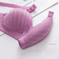Large Size Bra No Steel Ring Underwear Women Gather Big Breasts Show Small Thin Anti-sagging Beautiful Back Sexy Breastfeeding Bra