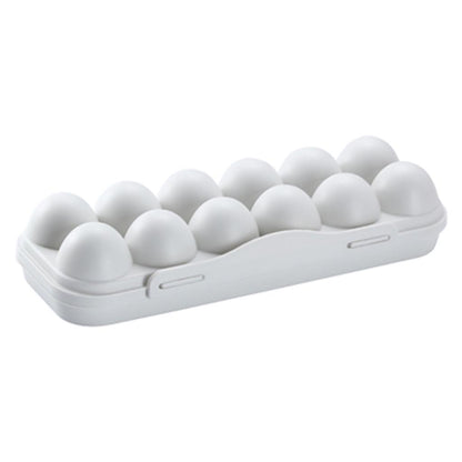 Egg Tray Holder Box Refrigerator Crisper Storage Container