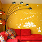 [Wall stickers] Santa Cluas snowman wall stickers home decor living room bedroom kids rooms festival