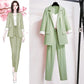 Women's Set Long Sleeve Blazer Pants Suit Office Lady Tracksuit Three Piece Set Fitness Outfits Streetwear Autumn Winter