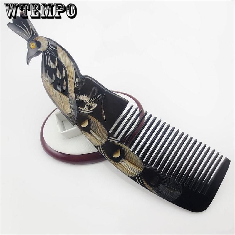 1 Pc Natural Peach Comb Close Anti-static Head Massage Hair Care Wooden Tools Beauty Accessories