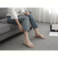 Women's Flat Sandals Summer Rivet Roman Sandals All Match Casual Temperament Sandal Non-slip Comfortable Lightweight Beach Shoes