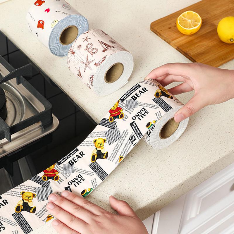 Kitchen Beauty Seam Stickers Sink Self-adhesive Waterproof Stickers Kitchen Sink Bathroom Sink Vanity Electrostatic Absorbent Stickers Can Be Washed