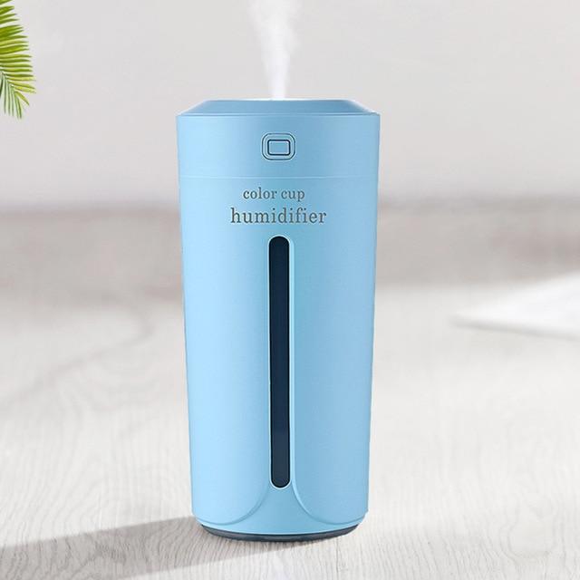 Air Humidifier Eliminate Static Electricity Clean Air Care for Skin Nano Spray Technology Mute Design 7 Color Lights Car Office