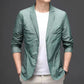 Casual Business Jacket Thin Sun Protection Suit Jacket Sports Suit Trend Spring and Summer Men's Tops