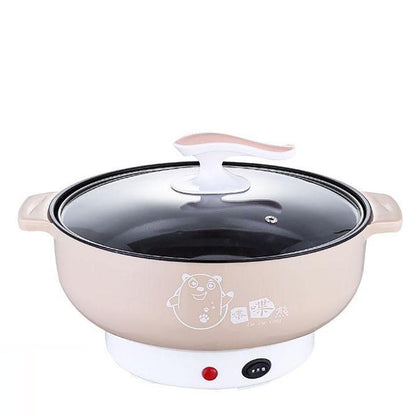 Electric Frying Pan Multi-function Electric Pot Student Dormitory Mini Electric Skillet Small Electric Pot Household Non-stick Pot