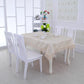 Embroidered Fabric Tablecloth Simple Pastoral Lace Tablecloth Dining Table Coffee Table Tablecloth Cover Towel Home Decoration