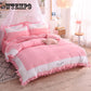 New  princess Bedding set 100% Cotton Twin Queen size Bed sheet/Linen Duvet cover set