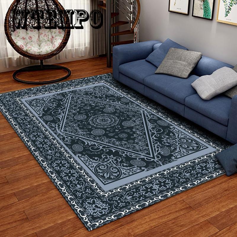 Morocco Nordic Geometric  Carpets for living room Anti-slip Safety Carpet Kids Bedroom Rug