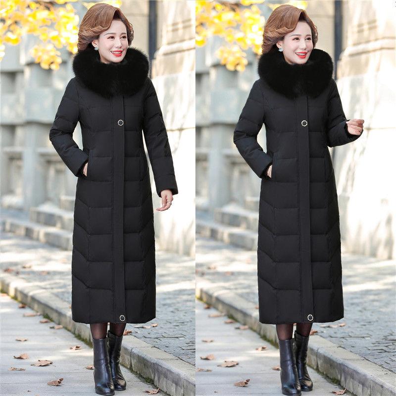 Middle-aged and Elderly Women's Cotton-padded Jacket Loose Plus Fertilizer Plus Size Winter Jacket Thickened Cotton Jacket