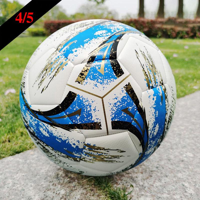 Size 4/5 Triangle Cyclone Soccer Ball Explosion-proof Soccer PU Leather Wearable Football Competition Ball