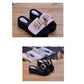 Fashion All-match Thick-soled Sandals and Slippers High-heeled Slippers Women's Summer Soft-soled Non-slip Sponge Cake Slope with Platform Sandals