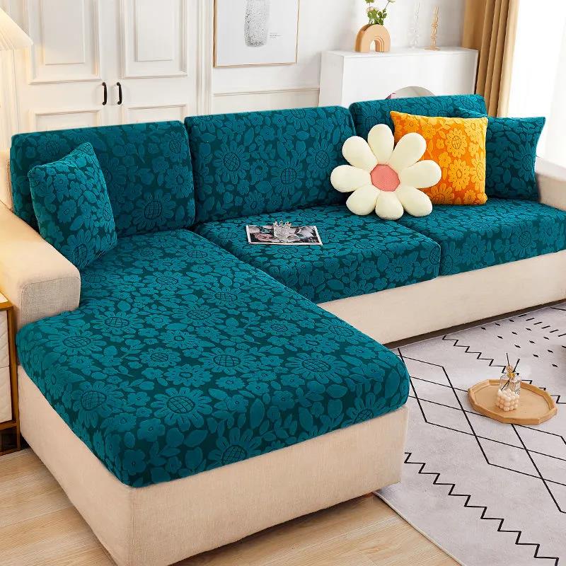 All-inclusive Universal Cover Elastic Jacquard Plush Sofa Cover Non-slip Sofa Cover Cover Four Seasons Universal Cushion