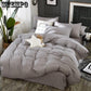 Bedding Set Queen King Single Duvet Cover Set Bed Linen Set Gray BedClothes