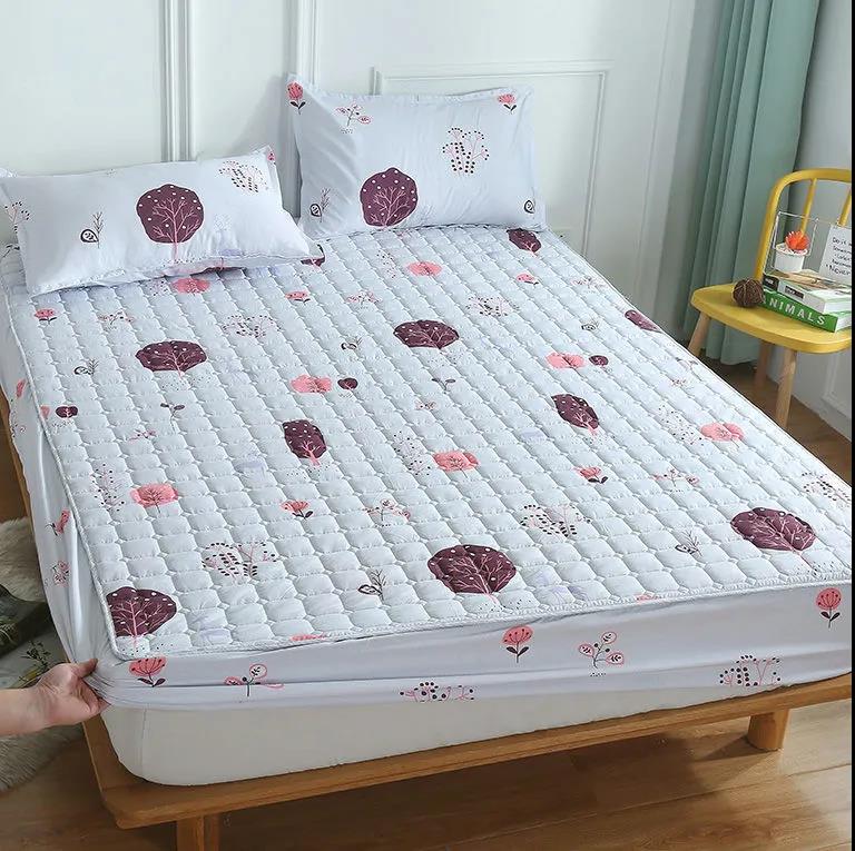 Four Seasons Universal Quilted Mattress Cover Single-piece Household Double Bed All-inclusive Dust Cover