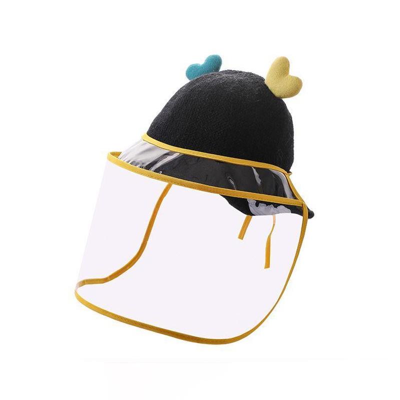 Baby Out Protective Cover Baby Anti Droplet Cap Winter Children's Mask Wool Protective Cap Wind Proof Detachable