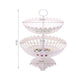 European Style Multi-layer Home Creative Fruit Basket Modern Living Room Three-layer Fruit Plate Single Layer Candy and Dried Fruit Dessert Tray