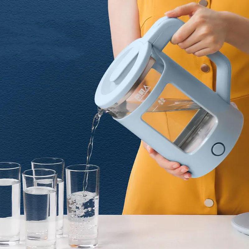 High Boron Glass Health Teapot High Temperature Resistant Boiling Water Household Kettle Large-capacity Quick-burning Electric Kettle