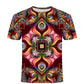 3D Swirl Print Shirt Summer Men T-shirt Personality Streetwear High Street Half Sleeve Tees Casual Breathable Pullover