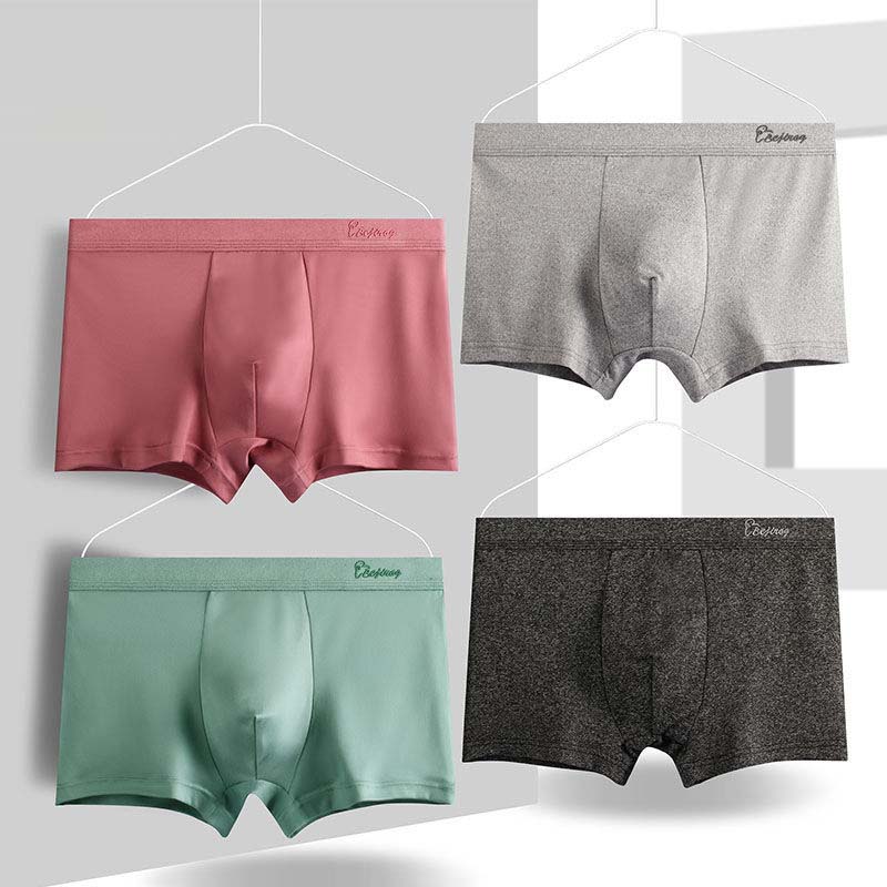 Men's Boxer Plus Fat Plus Size Mid-waist Breathable Boxer Shorts
